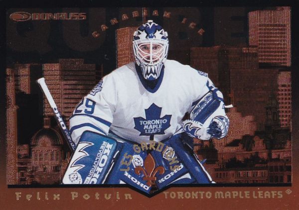 insert karta FELIX POTVIN 96-97 Donruss Canadian Ice Les Gardiens /1500